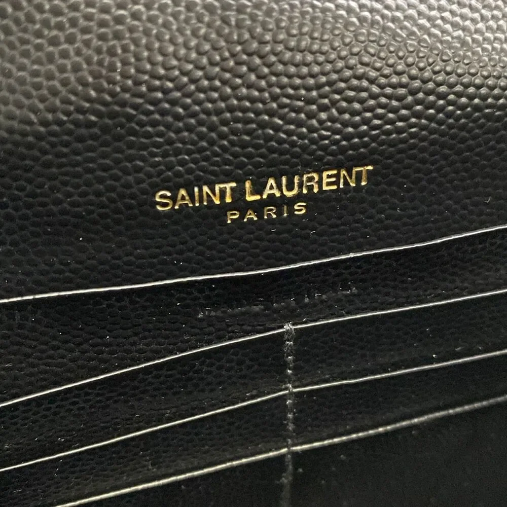 Saint Laurent PARIS Cassandra Envelope Chain Wallet Other Style Wallet 695108